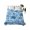 Indigo, Slate, variant on Queen Flat Sheet Only Summer Tropical Palm Tree Soft Microfiber Cooling Bedding Sheets Boho Sage Green Leaves Flat Bed Sheet for Hotel,Home Decor