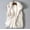 White, variant on Womens Faux Fur Vest Jacket Fall Winter Coats Solid Color Fleece Thick Sleeveless Shaggy Warm Outerwear with Pockets Fashion Clothes White 2XL
