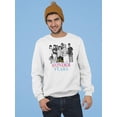 thumbnail image 2 of The Wonder Years Main Characters Sweatshirt Men -T-Line Designs, Male x-Large, 2 of 4