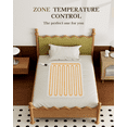 thumbnail image 5 of Heated Mattress Pad-Fit up to 15 with 6 Heat Settings Single Control & 10 Hour Auto Off，Machine Washable，Mini Twin, 5 of 7