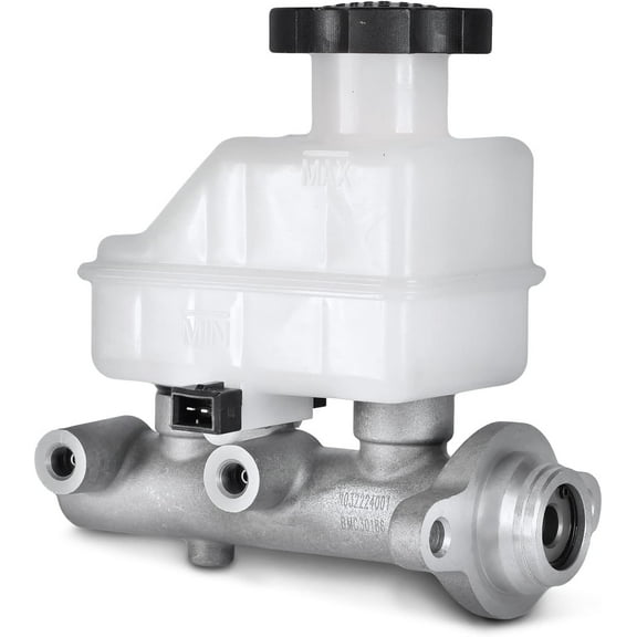 A-Premium Brake Master Cylinder with Reservoir and Cap Compatible with Hyundai Vehicles - Elantra 1996-1998, Tiburon 1997-1999, with 4-Wheel ABS - Replaces 132802, 5851029310