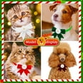 thumbnail image 6 of 5PCS Comfortable Pet Accessories Fashion Adjustable Bow Tie Collar Christmas Dog Bowtie Pet Saliva Bow Formal Tie GREEN, 6 of 8