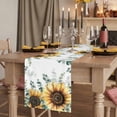 thumbnail image 2 of Table Runners 72 Inches Long Dress Scarves, Sunflower Eucalyptus Farmhouse Kitchen/Dining Table Runner, Coffee Tablerunners, Farmhouse Weeping Botanical 13x72 Inch, 2 of 9