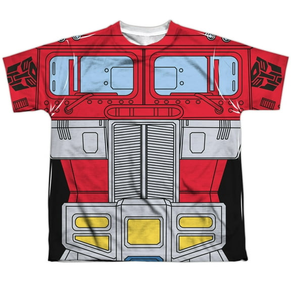 Transformers - Optimus Prime Costume - Youth Short Sleeve Shirt - X-Large
