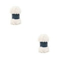thumbnail image 2 of Hilo de punto Matsuzay Bola de piel Suavidad colorida Lana Cachemira 2Conjunto Blanco, 2 of 6