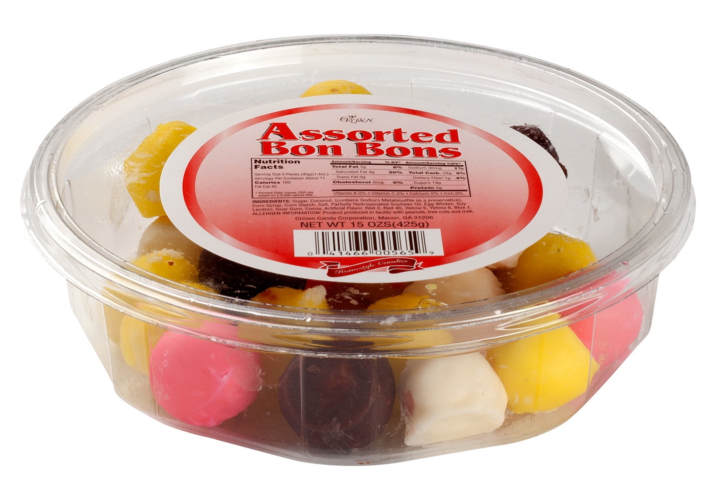 Crown Candy Coconut Bon Bons, 15 Oz.