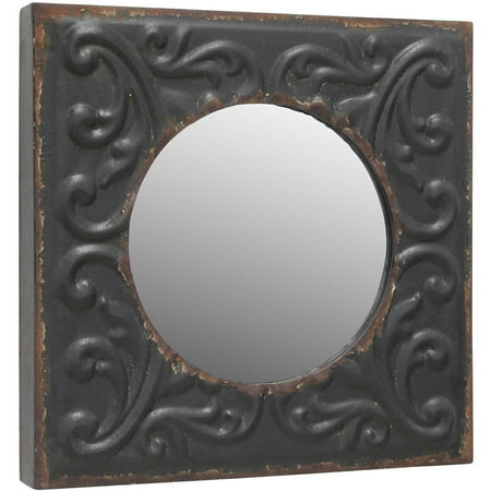mirror frame round square tin metal type