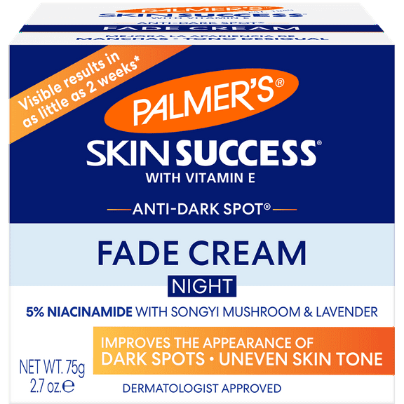 Palmer's Skin Success Anti-Dark Spot Nighttime Fade Cream with Retinol & Niacinamide, Dark Spot Corrector for Face, Night Moisturizer Helps Reduce Dark Spots, Fine Lines & Wrinkles, 2.7 oz
