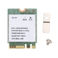 thumbnail image 3 of Adaptador de tarjeta WLAN tarjeta de red WiFi BT41 Soporte de velocidad de transmisión de 867Mbps 24G 5G Frecuencia dual resistente para computadoras equipadas con NGFF LHCER Otros, 3 of 8