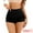 Black, variant on DARING DIVA Women's Tummy Control Lace Mesh Underwear Brief Shapewear Panties Beige XS