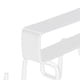 thumbnail image 2 of Iron Kitchen Utensil Holder Double Row Hook Spoon Shovel Rack Shelf for Restaurant White, 2 of 4
