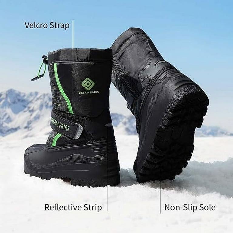 Boys snow boots size 9 hotsell