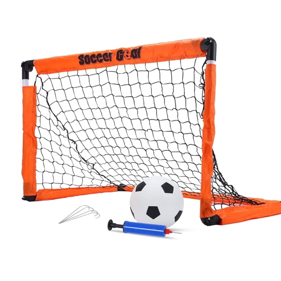 Soccer Goal for Kids, Soccer Nets for Kids Ages 4 8, Portable Soccer Goal Training Equipment, Perfect Indoor Outdoor Sport Game
