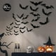 thumbnail image 4 of 60pcs Halloween Decorations Indoor 3D Scary Bats Wall Decor DIY Halloween Realistic Bat Decoration Creepy Stickers DIY Wall Decal, 4 of 5