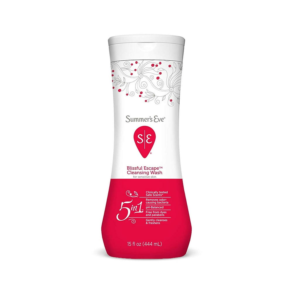 2 Pack Summer's Eve Cleansing Wash, Blissful Escape, 15 fl oz Walmart