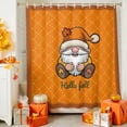 thumbnail image 4 of Shower Curtain 36"W x 78"L Hello Fall Cute Gnome Maple Leaves Fabric Shower Curtains Set with Hooks Water Repellent Bathroom Curtains Machine Washable Bathroom Accessories, 4 of 6