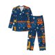 thumbnail image 1 of Balery Funny Steam Train Pijama para Hombre de Dos Piezas con Manga Larga, Conjunto de Dormir y Descanso Suave con Bolsillos-X-Large, 1 of 7
