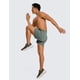 thumbnail image 3 of Shorts CRZ YOGA para Hombre 5" Secado Rápido para Entrenamiento Gris L, 3 of 6