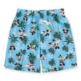 thumbnail image 5 of Disney Mickey Mouse Little Boys Hawaiian Button Down Shirt and Shorts Blue 6, 5 of 5