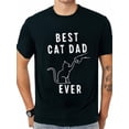 thumbnail image 1 of Best Cat Dad T-shirt Cat Dad Paw Fist Fist Bump Cat Cat T-shirt Tee For Adult, Men, Women, Teen, Teenager, Adolescent, Youth, 1 of 6