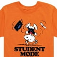 thumbnail image 3 of Peanuts - Snoopy Flipping - Student Mode Off - Toddler & Youth Short Sleeve Graphic T-Shirt, 3 of 6