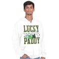 thumbnail image 4 of Popeye St Patricks Lucky Paddy Zip Hoodie Sweatshirt Men Brisco Brands S, 4 of 6