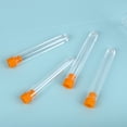 thumbnail image 3 of CIMAXIC Party 100Pcs Plastic Clear Test Tube for Scientific Experiments Party Candy Storage with Cap(Random Color),2.95"X0.47"X0.47", 3 of 5