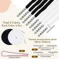 thumbnail image 7 of 4 Colors 8Pcs Replacement Drawstring with Easy Iron Bodkin Threaders Diy Draw Strings Rope Tool Set Round Drawstring Cord Replacement Kit, 7 of 7