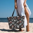 thumbnail image 2 of Beach Bag For Women, Japanese Sushi Hashi Beach Tote Bag Swim Pool Bag Large Tote With Pockets For Workout., 2 of 2