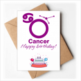 thumbnail image 1 of Constellation Fate Birthday Celebration Cancer Happy Birthday Greeting Cards Envelopes Blank, 1 of 3
