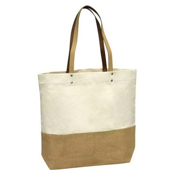 Essence Canvas Tote Bag, Natural - Set of 2