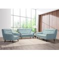 thumbnail image 2 of Topline Home Furnishings Chaise d'appoint sarcelle à haut dossier, 2 of 2