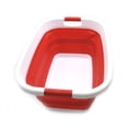 thumbnail image 6 of SAMMART Collapsible Plastic Laundry Basket - Foldable Pop Up Storage Container / Organizer - Portable Washing Tub - Space Saving Hamper / Basket, 6 of 7