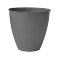 thumbnail image 6 of Bloem Arbor 10" Indoor Metal Cachepot - Decorative Planter with Powder-Coated Finish, Removable Drain Plug, Charcoal, 6 of 6