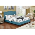 thumbnail image 3 of Leonel Signature Eastern King Size Upholstered Panel Bed w/ Nailhead Trim, Multiple Colors, 3 of 5