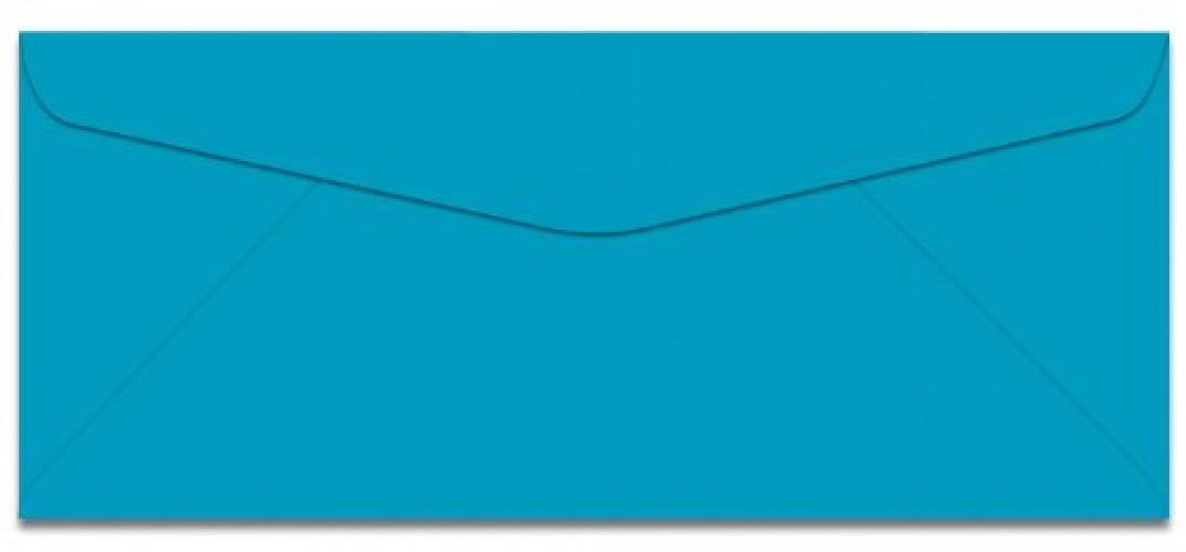 Mohawk BriteHue - No. 10 Envelopes - BLUE - Great for Mailing Letters, Business Memos, Invitations, Invoices, Bills - 4 1/8" x 9 1/2" - 500 Per Pack