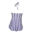 thumbnail image 2 of Traje de Baño Ocean Pacific para Mujer Tankini con Cuello Halter, Amplio Estampado a Rayas Multicolor Talla M 2 Piezas, 2 of 4