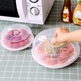 thumbnail image 1 of OUSITAID 2PCS Plate Cover Anti-Splatter Lid for Microwave with Steam Vent Bowl Food Protection Dome Plastic, 1 of 5