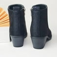 thumbnail image 7 of Linfrsh Winter Boots for Girls Kids Work Boots Boys Girls Side Zipper Lace Up Work Boots Combat Boots for Toddler Girl D,1, 7 of 7