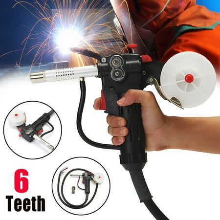 6FT MIG Spool Gun Push Pull Feeder Aluminum Welding Torch + 2m Wire (Best Mig Wire For Bodywork)