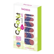 Coconut Nail Art by Incoco Nail Polish Strips, Star-Spangled