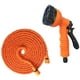 thumbnail image 1 of Mangueras de jardín para exteriores Manguera de agua extensible de 100 pies Manguera de césped flex yeacher  naranja 100 pies, 1 of 7