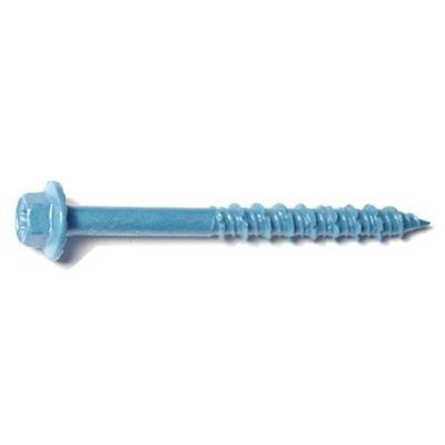 Masonry Screw, 5/16 x 3-1/4 In. Star Hex Head, 50-Pk. - 51219