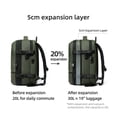 thumbnail image 3 of Travel Backpack Vacuum Compression With Pump,48L Expandable Backpack,Business Trip 16" Laptop Vacuum Bag,Anti-Theft with USB Charge Port Daily Bag, 3 of 10
