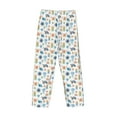 thumbnail image 3 of Lsque Undersea Animals Print Men's Pajama Pants, Lounge Pant - Comfortable Home Wear,Elastic Waistband, Stylish Design-Large, 3 of 9