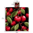 thumbnail image 2 of Cherry Canvas Beach Blanket Picnic Mat - Oversized Outdoor Rug for Beach, Camping, and Picnics - 63 x 55 inches Large Size with Premium Material for Comfort and Durability, 2 of 6