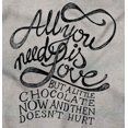 thumbnail image 2 of All You Need is Love Chocolate Funny Women's Plus Size Graphic Tee Brisco Brands 2X, 2 of 4