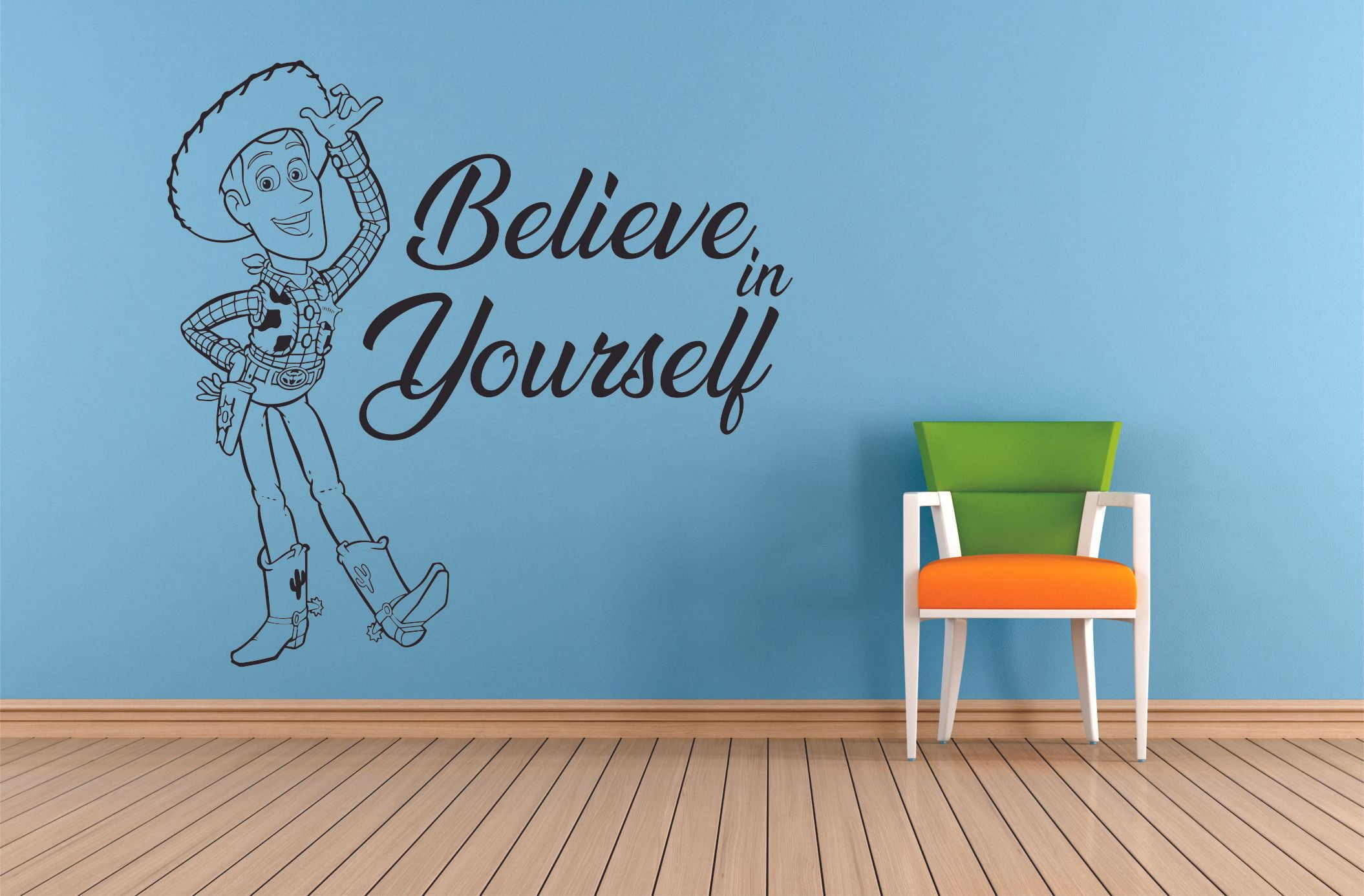 Toy Story Woody Cowboy Doll Life Quote Cartoon Wall Sticker Art Decal