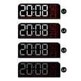thumbnail image 5 of Reloj despertador digital Moderno mayimx 12/24H Configuración de Alarma Dual Para Dormitorio Estante rojo, 5 of 5