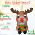 thumbnail image 3 of Tree Buddees Anime Reindeer Christmas Cartoon Character Ornament, 3 of 8